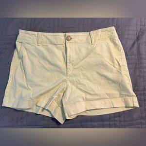 LOFT Women's Yellow Shorts
